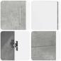 Preview: Sideboard Beton Grau 88,5 x 30,5 x 55,5 cm Holzwerkstoff