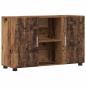 Preview: Sideboard mit Regal Altholz 88,5 x 30,5 x 55,5 cm Holzwerkstoff