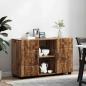Preview: Sideboard mit Regal Altholz 88,5 x 30,5 x 55,5 cm Holzwerkstoff