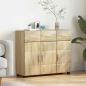 Preview: ARDEBO.de - Sideboard Sonoma-Eiche 88,5 x 30,5 x 73 cm Holzwerkstoff