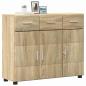 Preview: Sideboard Sonoma-Eiche 88,5 x 30,5 x 73 cm Holzwerkstoff