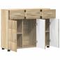 Preview: Sideboard Sonoma-Eiche 88,5 x 30,5 x 73 cm Holzwerkstoff