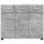 Preview: Sideboard mit Tür Beton Grau 88,5 x 30,5 x 73 cm Holzwerkstoff
