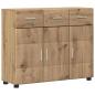 Preview: Sideboard Artisan-Eiche 88,5 x 30,5 x 73 cm Holzwerkstoff