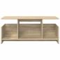Preview: TV-Ständer 102 x 35 x 45 cm Sonoma-Eiche Holzwerkstoff