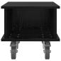 Preview: TV-Ständer Schwarz Eichen-Optik 37 x 35 x 35 cm Holzwerkstoff