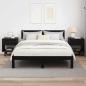Preview: Nachttisch 2 pcs Schwarz Eichen-Optik 40,5 x 40 x 48 cm