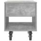 Preview: Nachttisch 2 pcs Beton Grau 40,5 x 40 x 48 cm Holzwerkstoff