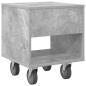 Preview: Nachttisch 2 pcs Beton Grau 40,5 x 40 x 48 cm Holzwerkstoff