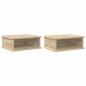 Preview: Nachttisch 2 pcs Sonoma-Eiche 40 x 31 x 15 cm Holzwerkstoff
