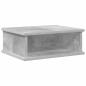 Preview: Nachttisch Beton Grau 40 x 31 x 15 cm Holzwerkstoff
