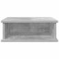 Preview: Nachttisch Beton Grau 40 x 31 x 15 cm Holzwerkstoff