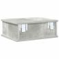 Preview: Nachttisch Beton Grau 40 x 31 x 15 cm Holzwerkstoff