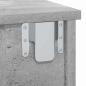 Preview: Nachttisch Beton Grau 40 x 31 x 15 cm Holzwerkstoff