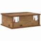 Preview: Nachttisch Altholz 40 x 31 x 15 cm Holzwerkstoff