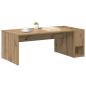 Preview: Couchtisch Artisan-Eiche 101,5 x 50 x 37 cm Holzwerkstoff