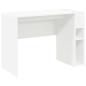 Preview: Schreibtisch Weiß 109 x 50 x 78 cm Holzwerkstoff