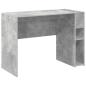 Preview: Schreibtisch Beton Grau 109 x 50 x 78 cm Holzwerkstoff