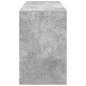 Preview: Schreibtisch Beton Grau 109 x 50 x 78 cm Holzwerkstoff