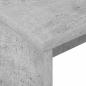 Preview: Schreibtisch Beton Grau 109 x 50 x 78 cm Holzwerkstoff