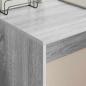 Preview: Schreibtisch Graues Sonoma 109 x 50 x 78 cm Holzwerkstoff