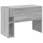 Preview: Schreibtisch Graues Sonoma 109 x 50 x 78 cm Holzwerkstoff