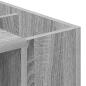 Preview: Schreibtisch Graues Sonoma 109 x 50 x 78 cm Holzwerkstoff