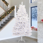 Preview: Künstlicher Weihnachtsbaum Weiß 300 cm PVC und Metall
