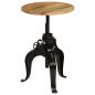 Preview: Bartisch Massivholz Mango 60×(76-110) cm
