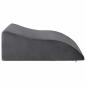 Preview: Beinkissen Grau 68 x 40 x 18 cm