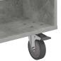 Preview: Beistelltisch mit Rädern Beton Grau 90 x 50 x 30 cm