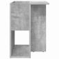 Preview: ARDEBO.de - Beistelltisch Beton Grau 35 x 40 x 55 cm Holzwerkstoff