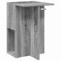 Preview: Beistelltisch Graues Sonoma 35 x 40 x 55 cm Holzwerkstoff