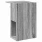 Preview: Beistelltisch Graues Sonoma 35 x 40 x 55 cm Holzwerkstoff