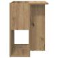 Preview: Beistelltisch Artisan-Eiche 35 x 40 x 55 cm Holzwerkstoff