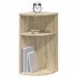 Preview: Beistelltisch Sonoma-Eiche 29,6 x 29,6 x 60 cm Holzwerkstoff