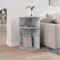 Preview: Beistelltisch Beton Grau 29,6 x 29,6 x 60 cm Holzwerkstoff