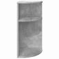 Preview: Beistelltisch Beton Grau 29,6 x 29,6 x 60 cm Holzwerkstoff
