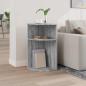 Preview: ARDEBO.de - Beistelltisch Graues Sonoma 29,6 x 29,6 x 60 cm Holzwerkstoff