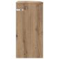 Preview: Beistelltisch Artisan-Eiche 29,6 x 29,6 x 60 cm Holzwerkstoff