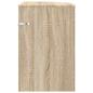 Preview: Beistelltisch Sonoma-Eiche 39,7 x 39,7 x 60 cm Holzwerkstoff