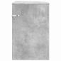 Preview: Beistelltisch Beton Grau 39,7 x 39,7 x 60 cm Holzwerkstoff