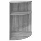 Preview: Beistelltisch Graues Sonoma 39,7 x 39,7 x 60 cm Holzwerkstoff