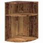 Preview: ARDEBO.de - Beistelltisch Altholz 39,7 x 39,7 x 60 cm Holzwerkstoff