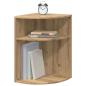 Preview: Beistelltisch Artisan-Eiche 39,7 x 39,7 x 60 cm Holzwerkstoff