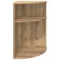 Preview: Beistelltisch Artisan-Eiche 39,7 x 39,7 x 60 cm Holzwerkstoff