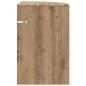 Preview: Beistelltisch Artisan-Eiche 39,7 x 39,7 x 60 cm Holzwerkstoff