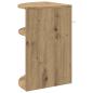 Preview: Beistelltisch Artisan-Eiche 39,7 x 39,7 x 60 cm Holzwerkstoff