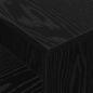 Preview: Konsolentisch Schwarz Eichen-Optik 80 x 50 x 225 cm