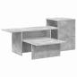 Preview: Konsolentisch Beton Grau 80 x 50 x 225 cm Holzwerkstoff